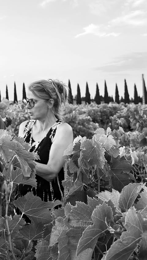 Claire dans la vigne